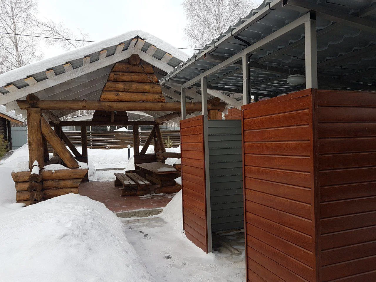 Аренда средних беседок на базе отдыха Заречье