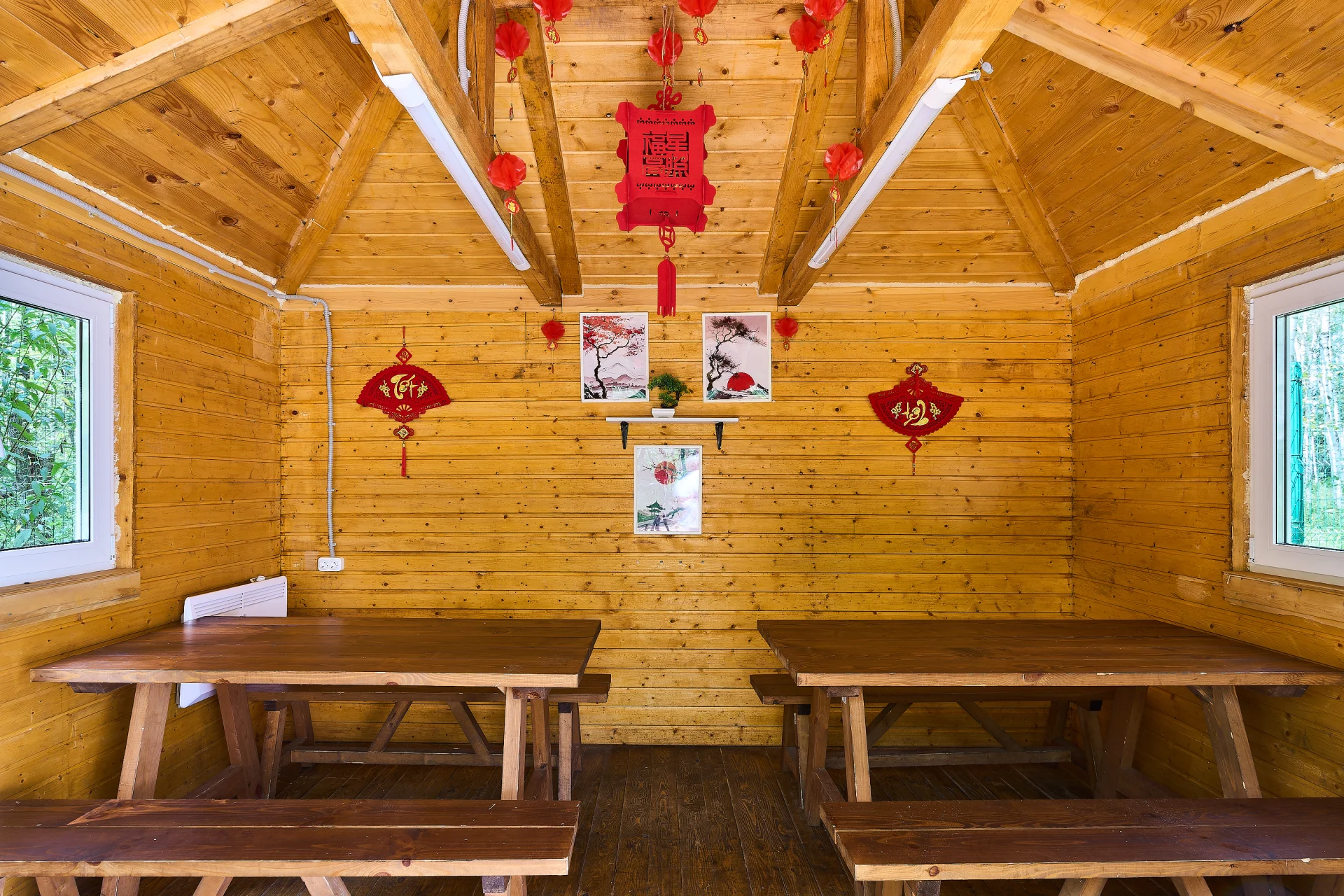 Теплая беседка с мангалом на 8 — 10 человек (Мытищи, Лосиный остров)