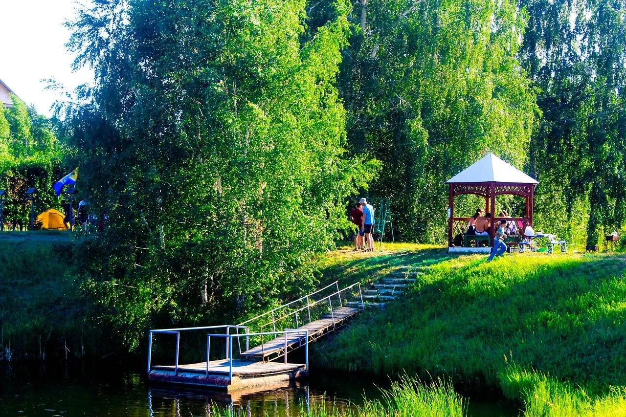 Мангальные зоны вместимостью от 6 до 15 человек на базе отдыха «Подсолнухи»