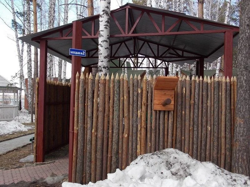 Аренда беседки на 10 человек вблизи реки Обь