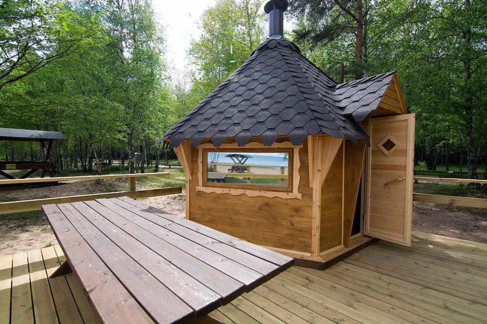 Гриль домик недалеко от Санкт-Петербурга, Ладога парк