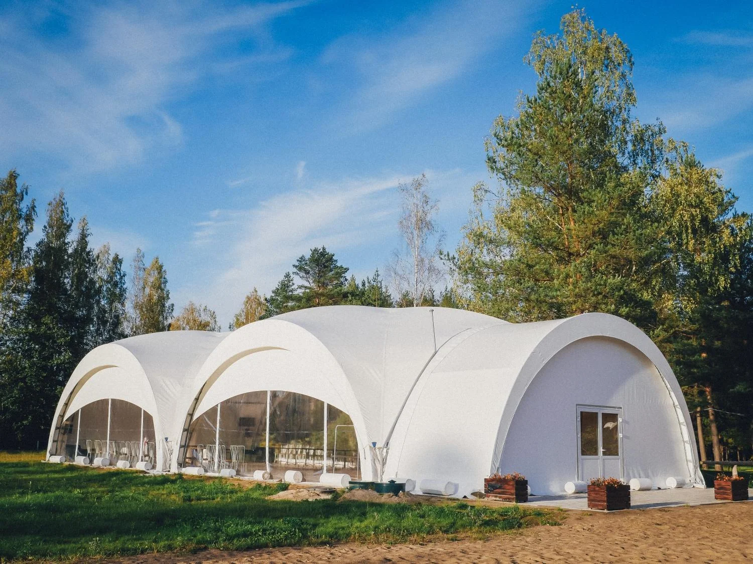 Большой шатер для свадеб и крупных мероприятий на 150 человек