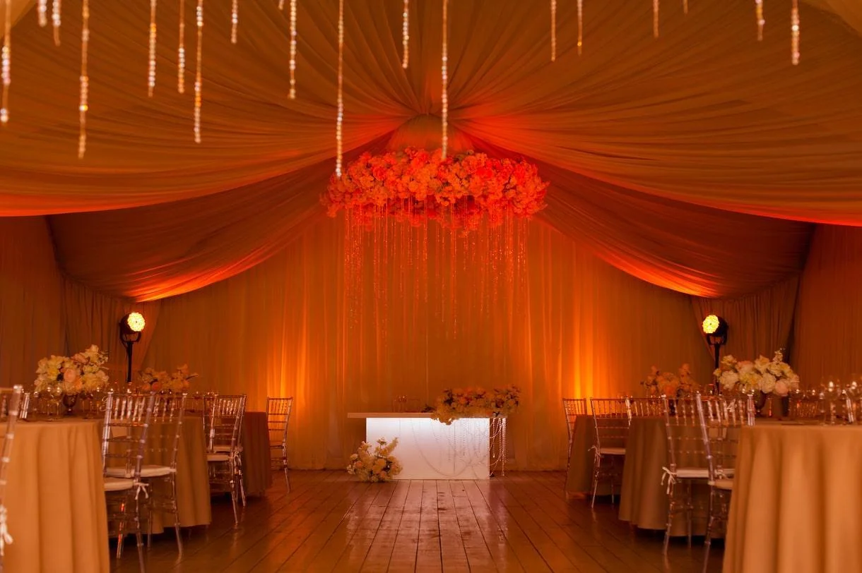 Шатер для корпоративных мероприятий до 80 человек (фуршет 160 человек) — Парус