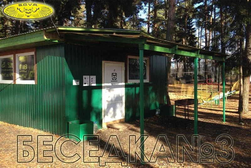 Большая и теплая беседка вместимостью до 50 человек