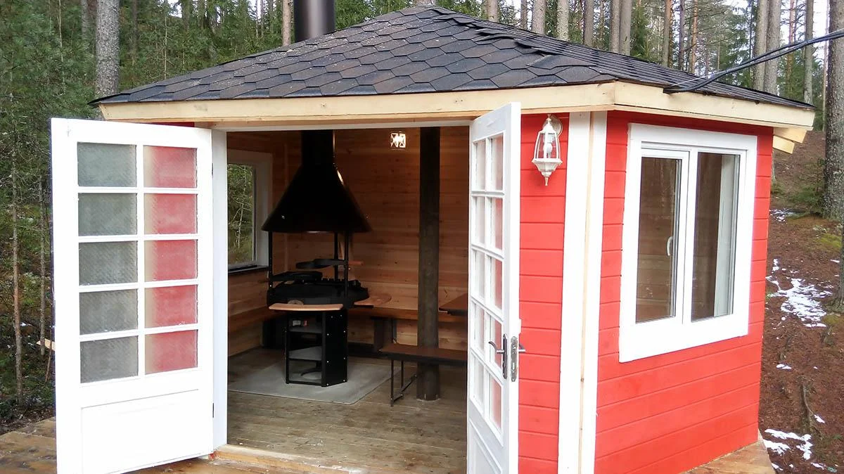 Отдых в гриль домике «Greenvald» на 20 человек