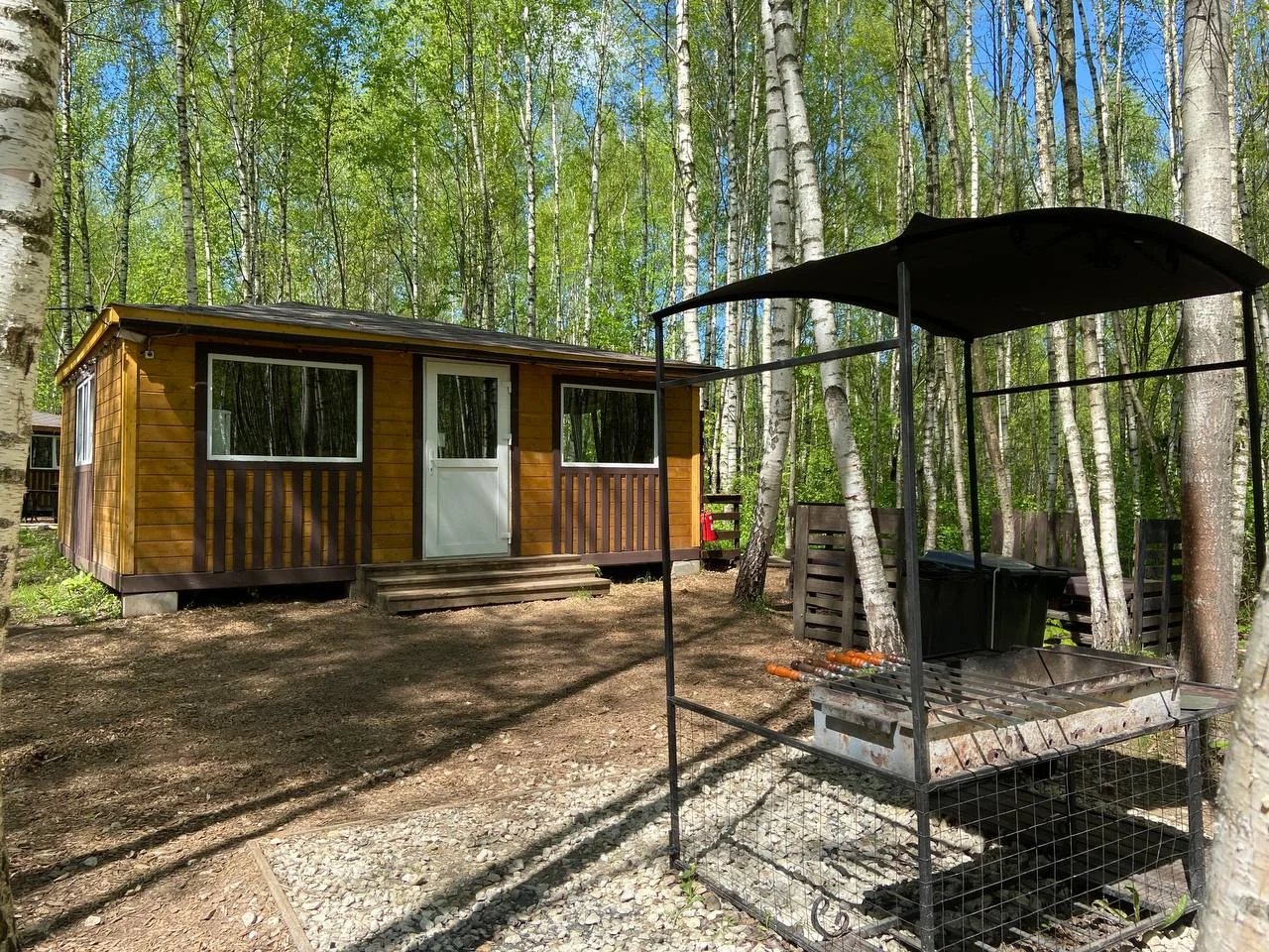 Теплая беседка с мангалом в «Пикник Сити» до 24 человек (Мытищи, Лосиный остров)