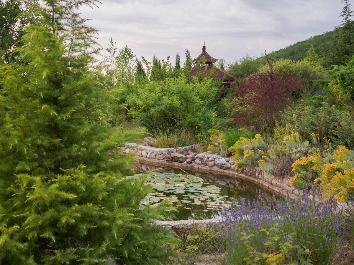 Беседки в японском стиле на 6-8 человек в отель-парке «Байдары»