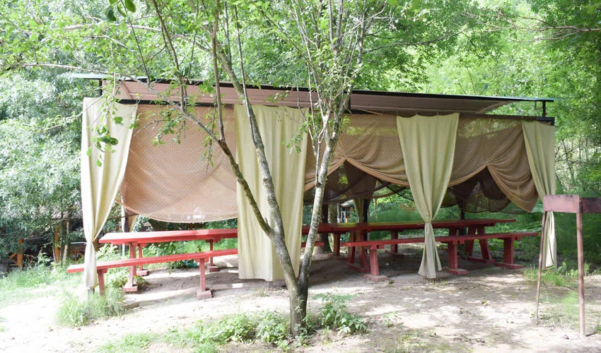 Беседки с мангалами для шашлыка — парк приключений Храброе Сердце