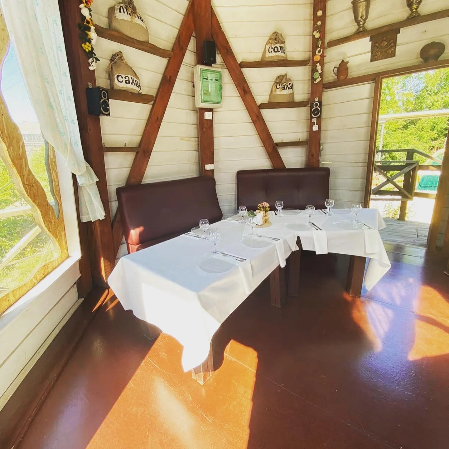 2-этажная беседка «Мельница» в городском парке отдыха «Порт Кама» в аренду