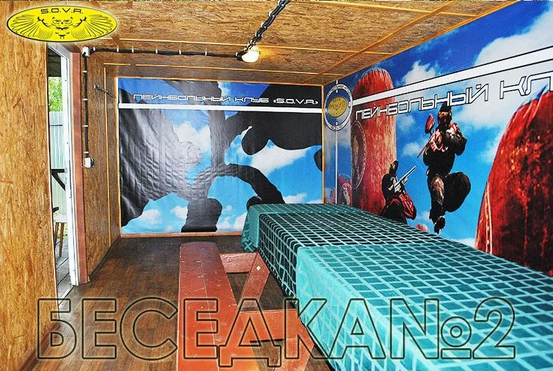 Средняя беседка на 20-25 человек — отопление, освещение и розетки