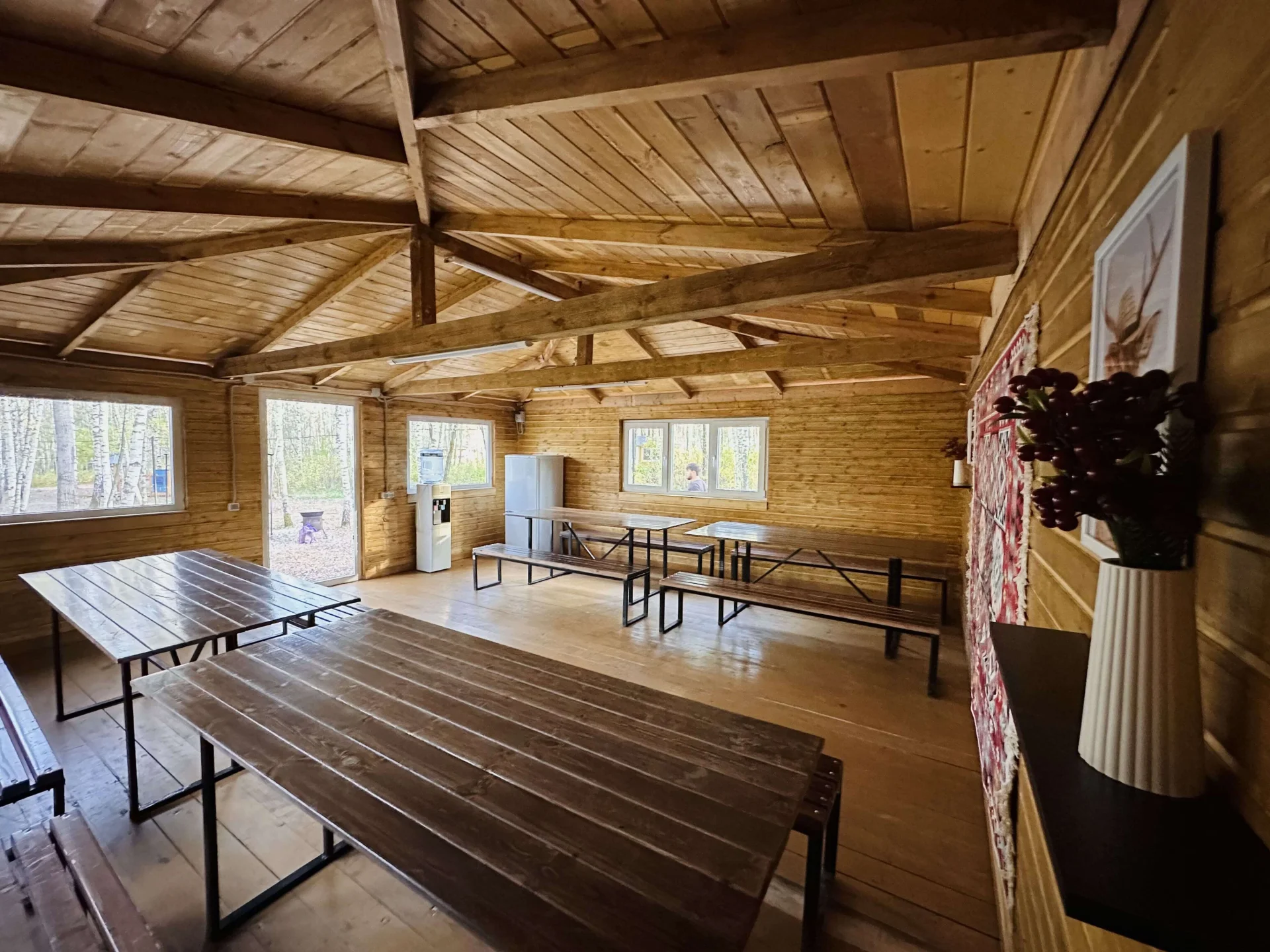 Теплая беседка с мангалом в «Пикник Сити» до 24 человек (Мытищи, Лосиный остров)