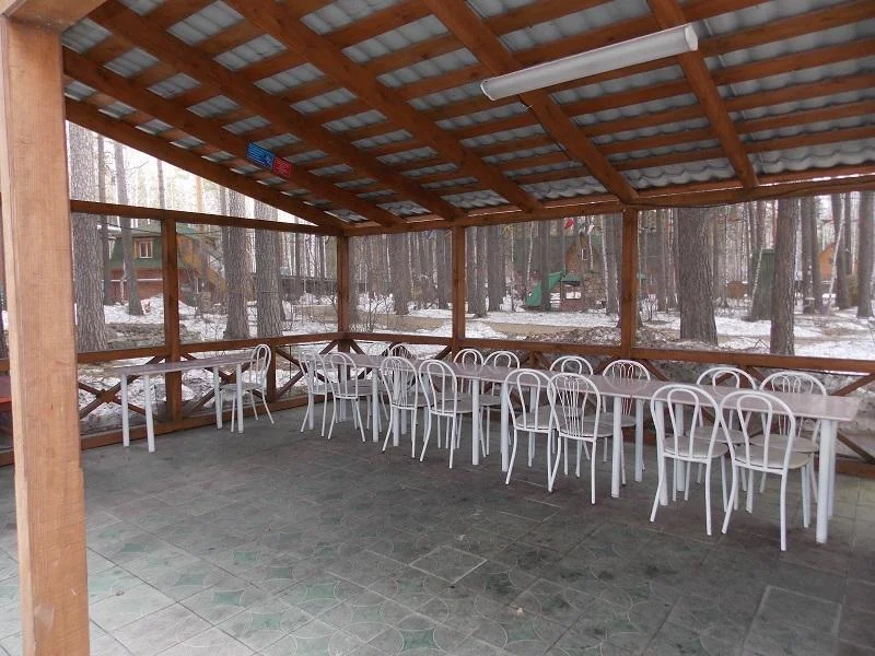Большая беседка на 100 человек для корпоративов в Новосибирске