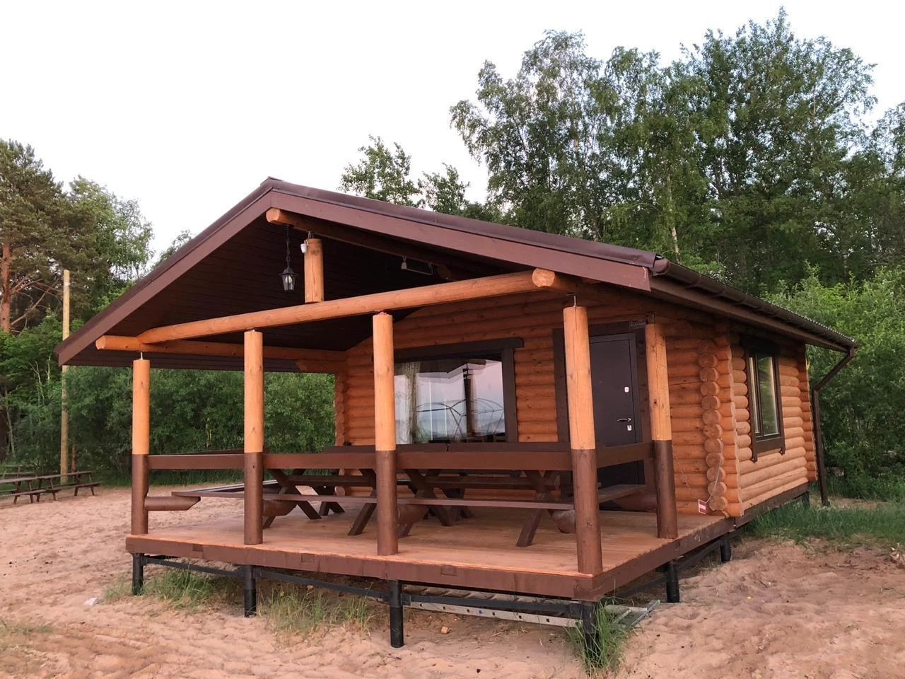 Аренда веранды на берегу Ладожского озера