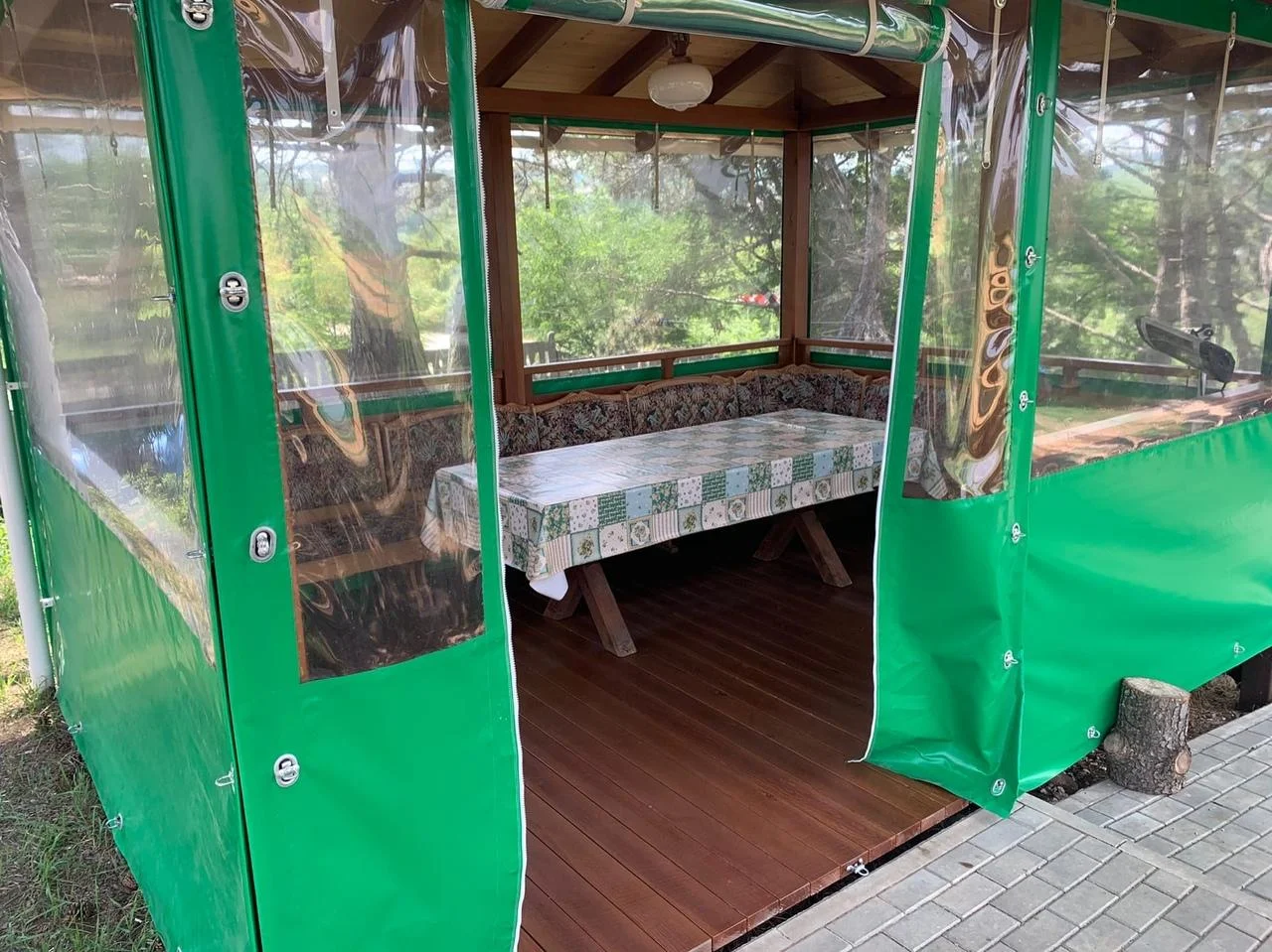 Беседки для пикника /от 25 до 30 человек в гостевом комплексе «Экорест»