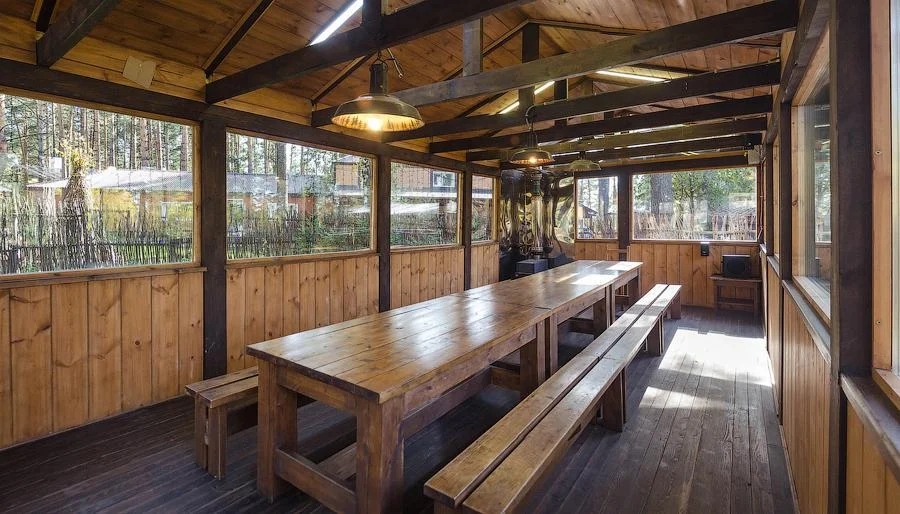 Летняя беседка на 25 человек в Томске — Комплекс отдыха «Академия»