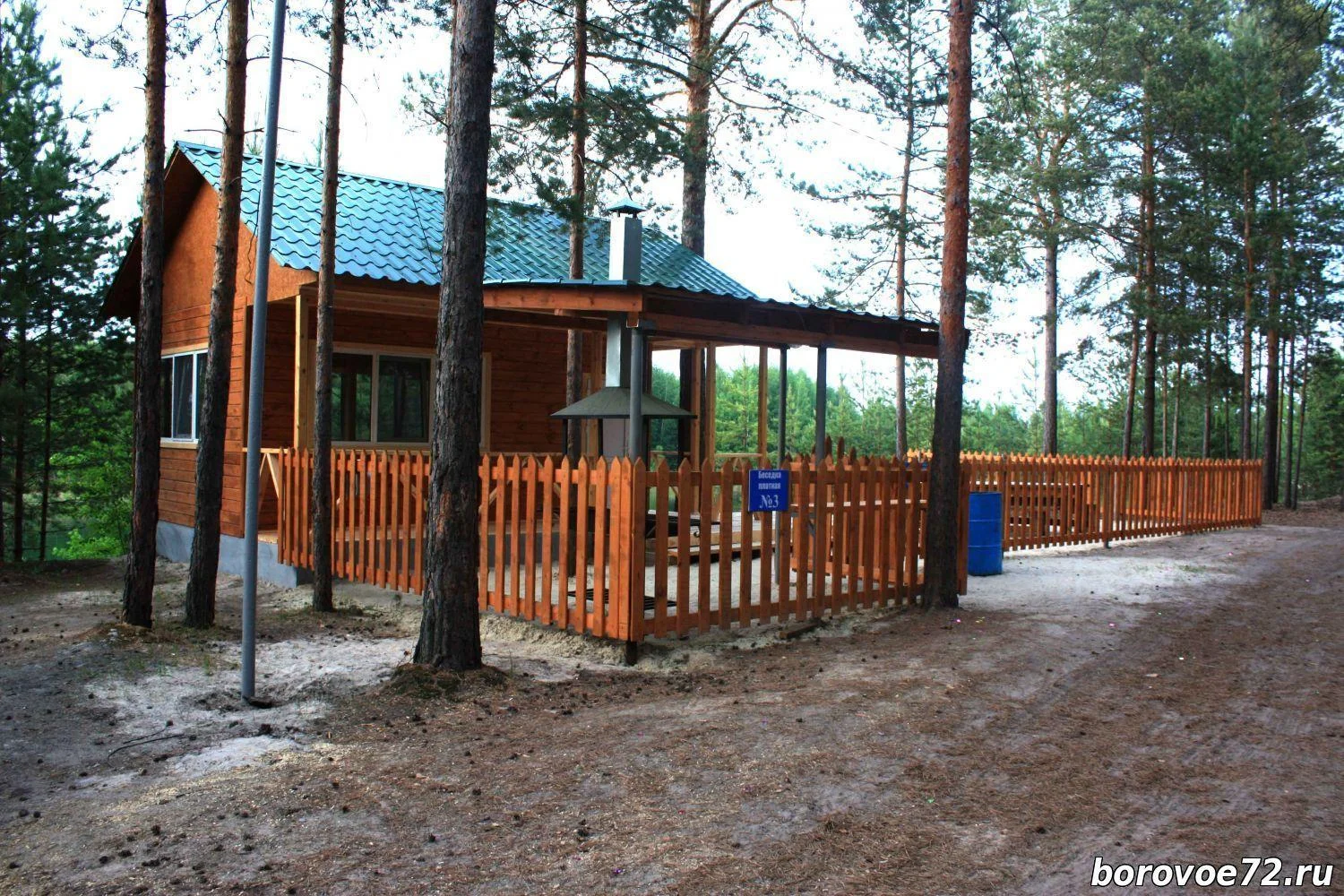 Беседки и мангальные зоны на базе отдыха “Боровое”