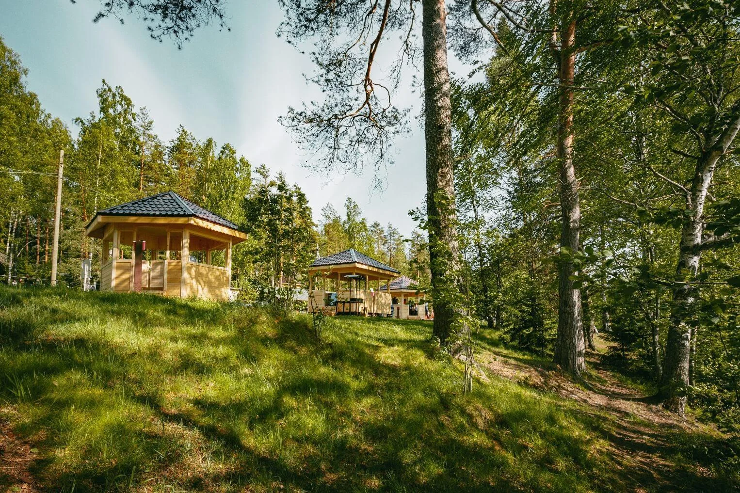 Снять беседку на Пасторском озере на 10 человек