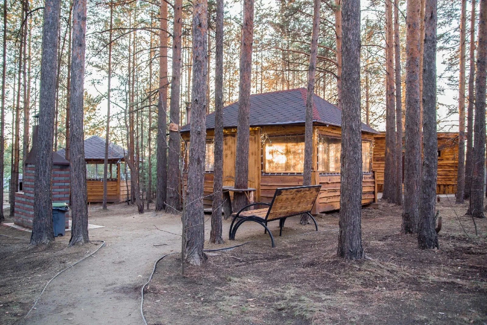 Аренда беседки Зона барбекю Тёплая Полный комфорт