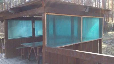 Беседка для рыбалки на пирсе до 15 человек — Рыбалка на Калиновке