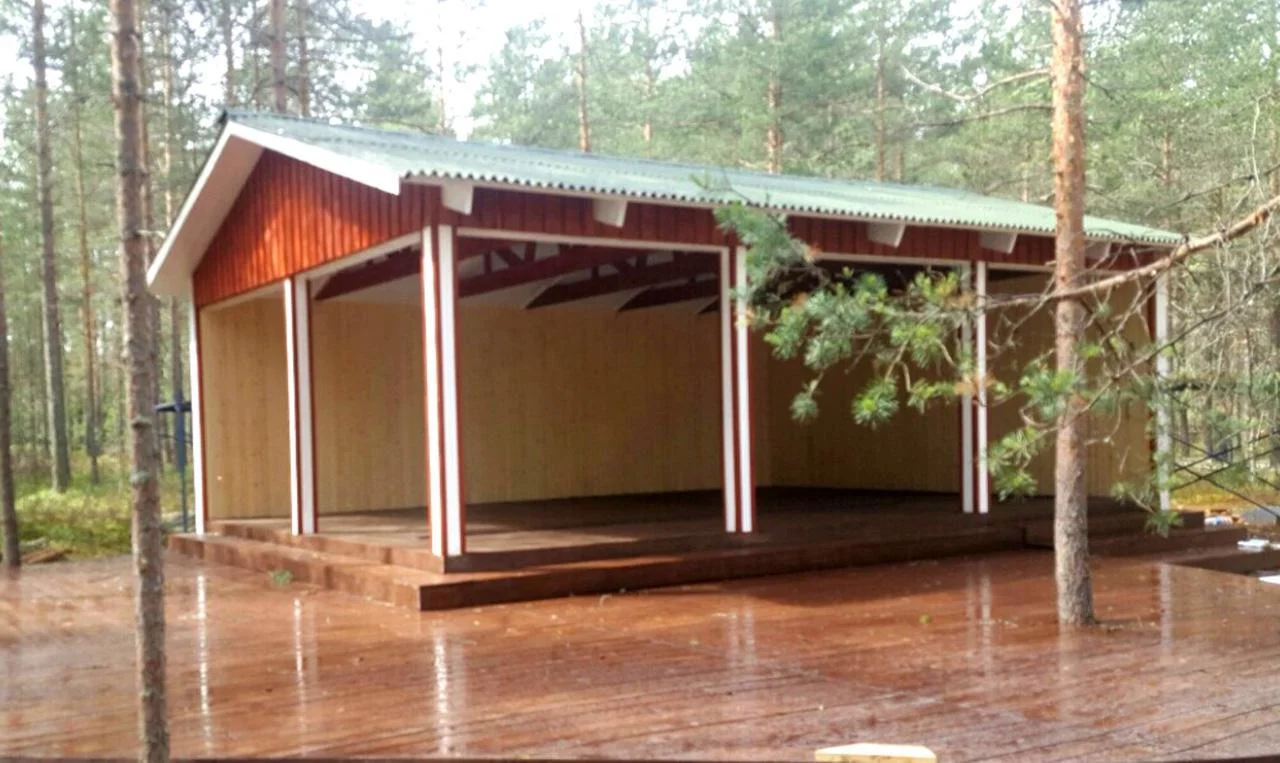База отдыха «Шишки на Лампушке» сдает в аренду беседку