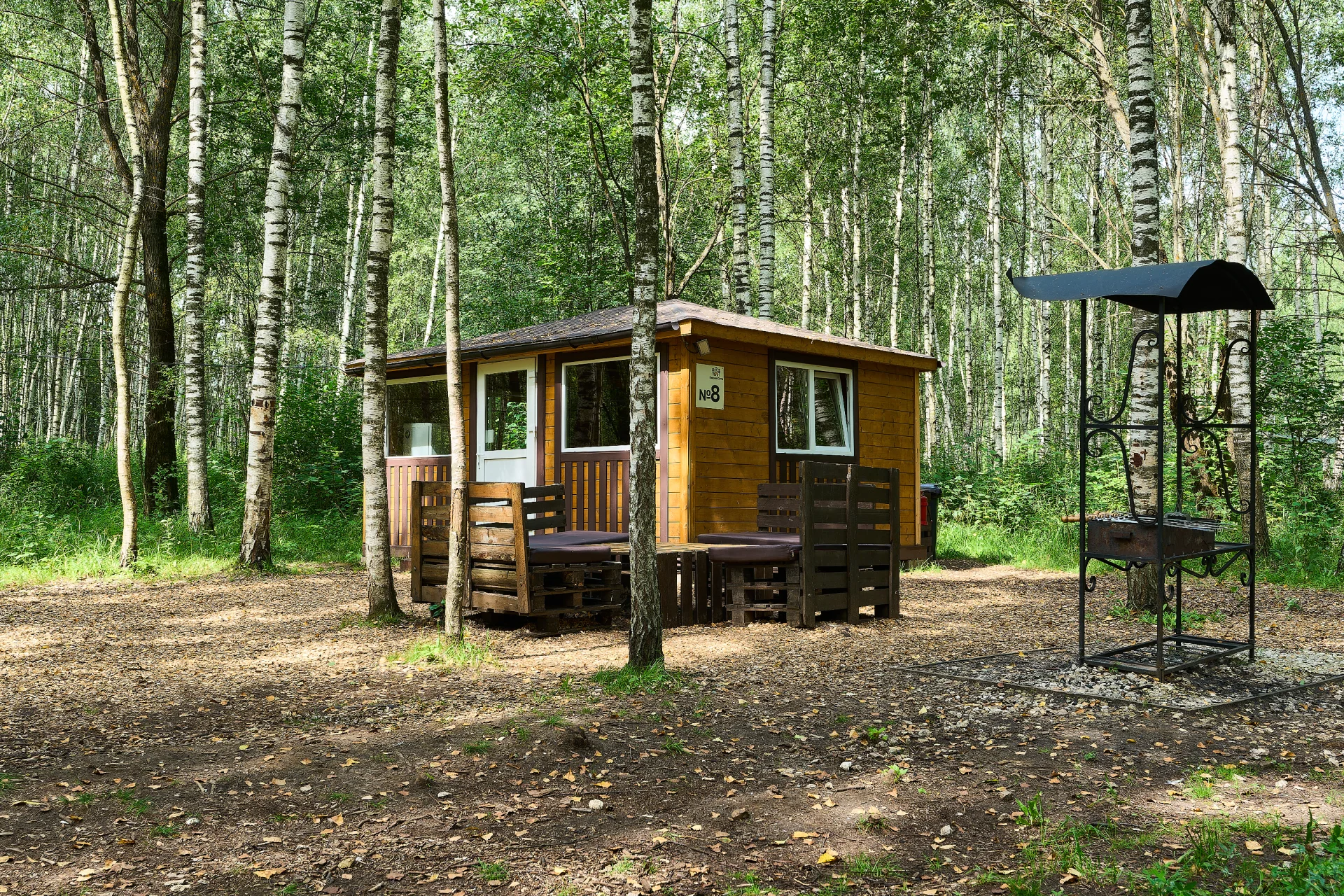 Теплые беседки с мангалом на 12-14 человек «Пикник Сити»,(Мытищи, Лосиный остров)