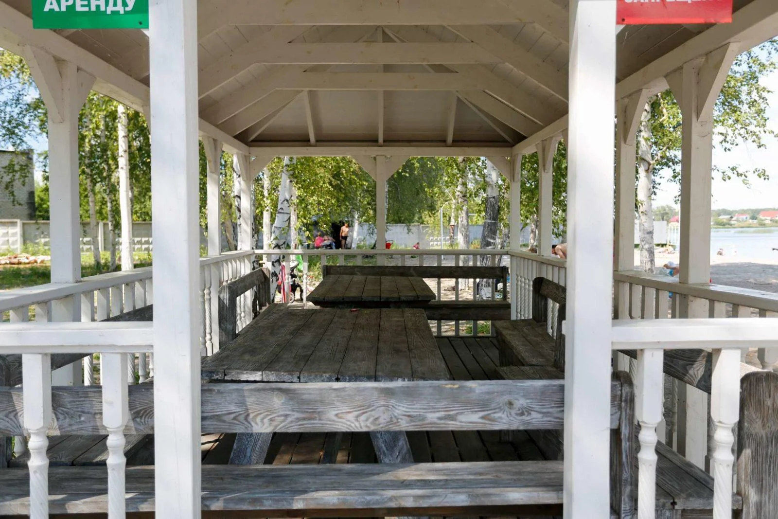 Аренда беседок на берегу озера Калды