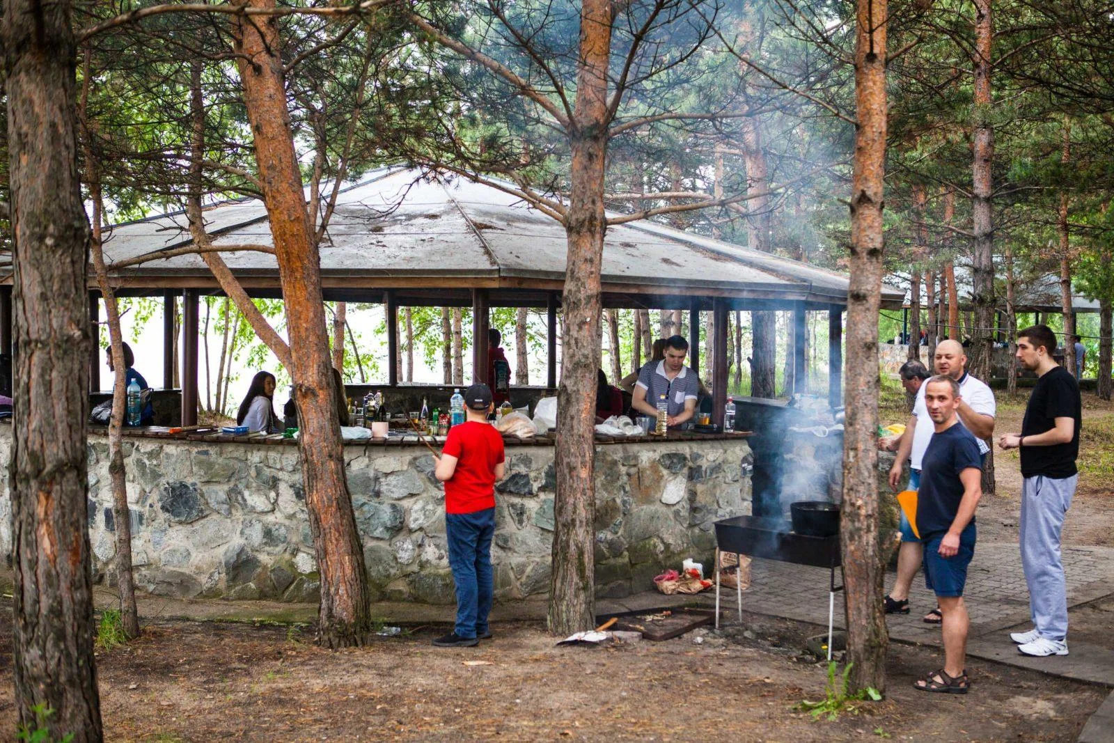 Беседка «Круглая» вместимостью до 30 человек