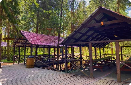 Лесная беседка