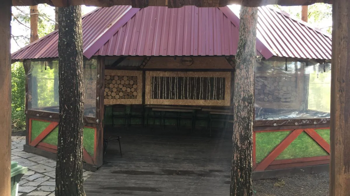 Лесная беседка (летняя) на 20 гостей — Парк Горки