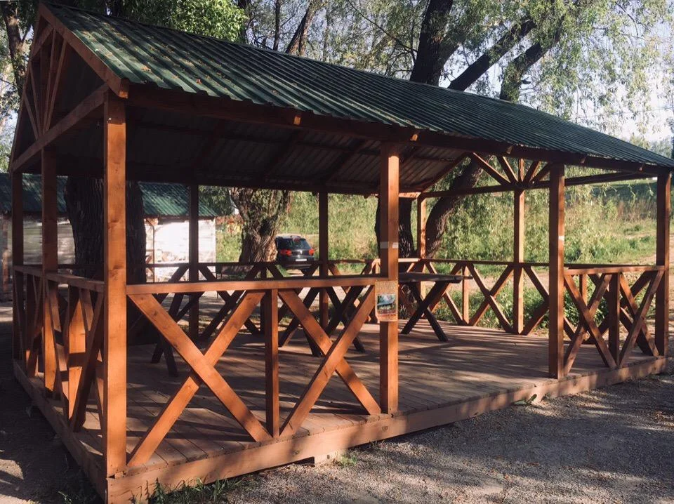 Аренда беседок Бугринский пляж (до 25 человек) г. Новосибирск