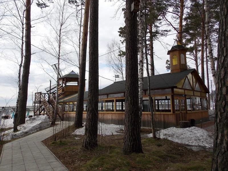 Большая беседка на 100 человек для корпоративов в Новосибирске